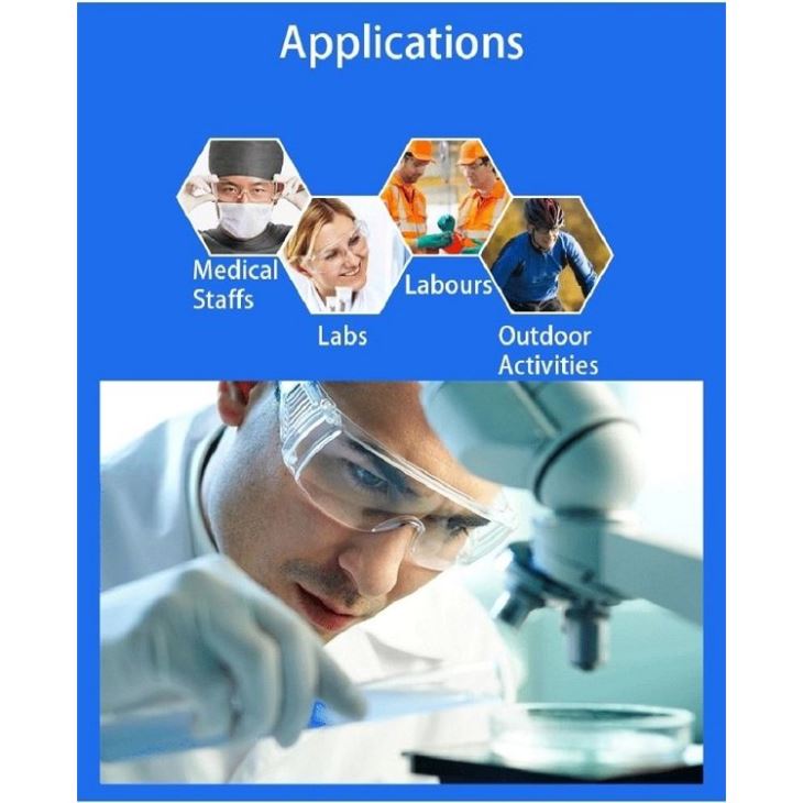 Laboratory Medical Safety Glasses Goggles