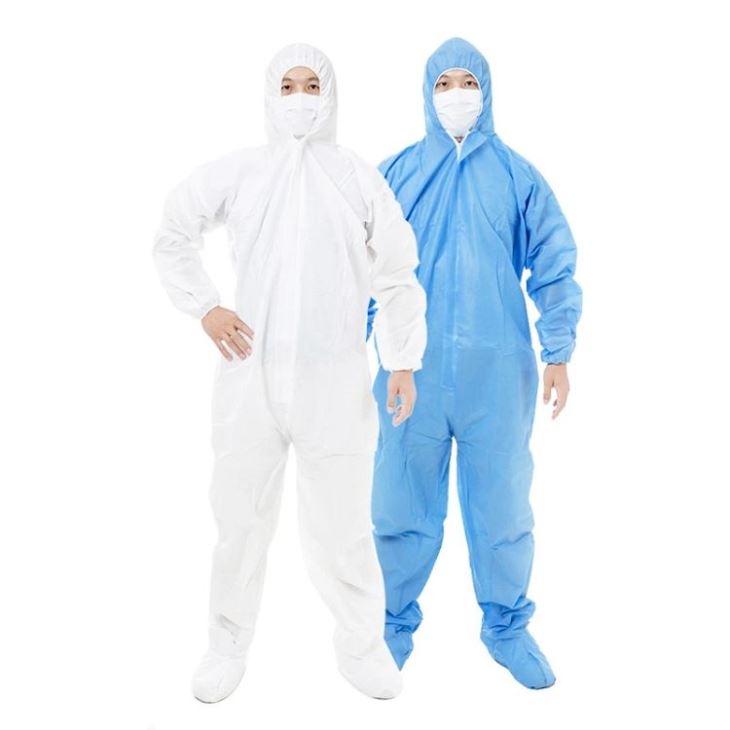 Waterproof Industrial Safety Coverall Disposable Lab Clothing